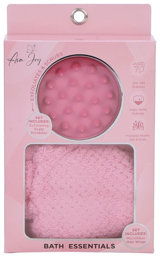 Thumbnail 2: AVA JOY 2 Pc Hair Turban & Scalp Massager 