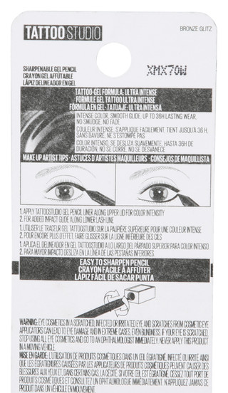 Thumbnail 2: Maybelline TattooStudio Gel Eye Pencil - Bronze Glitz 