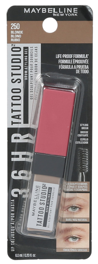 Thumbnail 1: Maybelline TattooStudio Brow Styling Gel - Blonde 