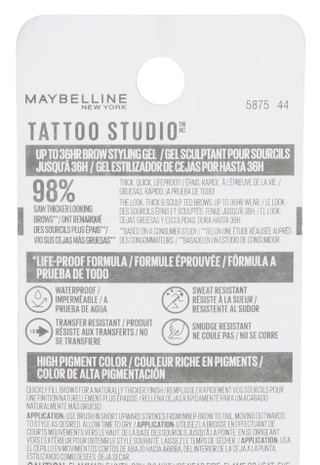 Thumbnail 2: Maybelline TattooStudio Brow Styling Gel - Blonde 