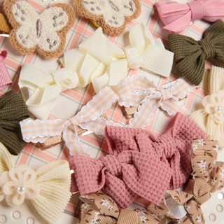 Thumbnail 2: Capelli New York Girl's 20 Pk Soft & Sweet Hair Clip Collection 