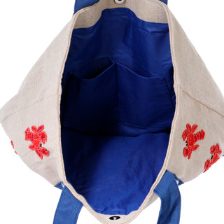 Thumbnail 4: SOL AND MER Lobster Canvas Tote Bag 