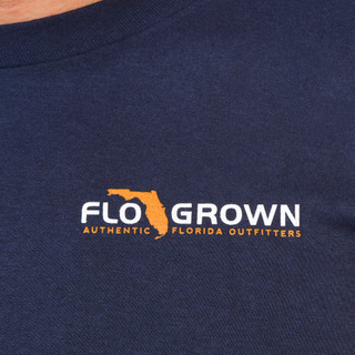 Thumbnail 1: FloGrown Men's Short Sleeve Square Grouper Graphic Tee 