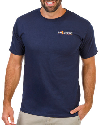 Thumbnail 2: FloGrown Men's Short Sleeve Square Grouper Graphic Tee 
