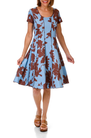Thumbnail 3: Sami & Jo Women's Short Sleeve Midi Dress 