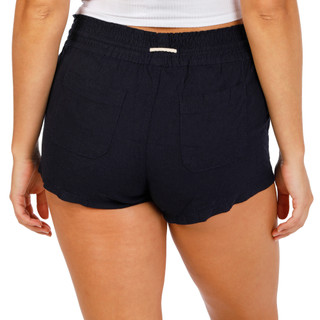 Thumbnail 3: April Kiss Junior's Linen Drawstring Shorts 