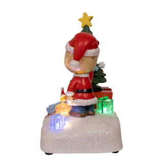 Thumbnail 6: Peanuts Peanuts  Animated Musical Decorating The Tree Table Piece 