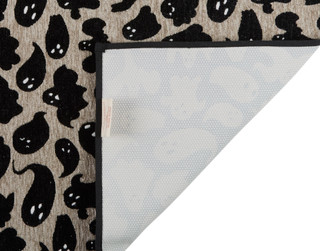 Thumbnail 2: RACHEL ASHWELL 27" x 45" Ghost Chenille Jacquard Halloween Rug 