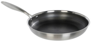 Thumbnail 3: Bombay Hybrid Honeycomb Ceramic Nonstick Fry Pan - 12" 