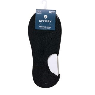 Thumbnail 1: Sperry 6 Pk Arch Hug Liners Socks 
