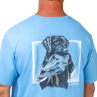 Thumbnail 4: Heybo Men's Short Sleeve Dog Graphic Tee 