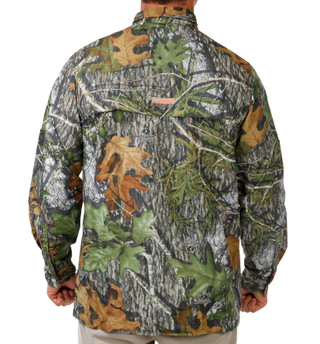 Thumbnail 2: Mossy Oak Men's Long Sleeve Camo Guide Shirt  