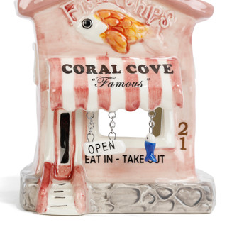 Thumbnail 2: BLUE SKY Coral Cove Fish & Chips Candle House 
