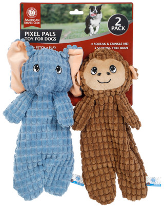 Thumbnail 1: American Kennel Club 2 Pk Pixel Pals Dog Toys 