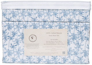 Thumbnail 1: Panama Jack Blue Palm Print Sheet Set 