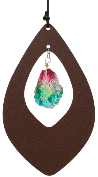 Thumbnail 2: SUNSET VISTA DESIGNS 38 In Glass Air Balloon Wind Chime 