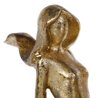 Thumbnail 3: Contrast Resin Mermaid Rock Figurine 