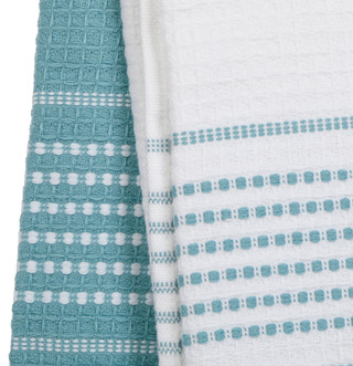 Thumbnail 1: ALL-CLAD 2-Pk Skipping Border Stripe Kitchen Towels 