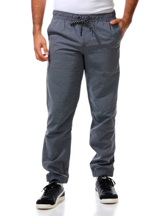 Thumbnail 3: Hurley Men's Pull On Draw String Off Duty Heather Twill Joggers 
