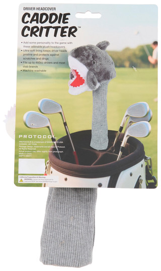 Thumbnail 2: Protocol Golf Caddie Critter Shark Driver Headcover  