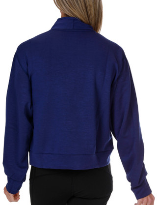 Thumbnail 2: Life is Good Women's Long Sleeve 1/4 Zip Rainbow Scuba Jacket 