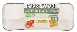 Thumbnail 2: Farberware 20-Slot Covered Egg Drawer 