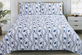 Thumbnail 3: Coastal Living Raine Quilt Set 