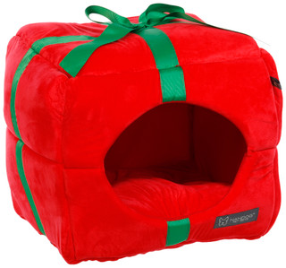 Thumbnail 2: NanDog 13 in Christmas Gift Box Pet Bed 