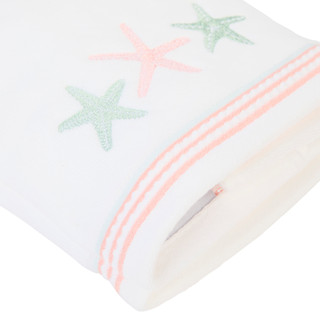 Thumbnail 2: Caro Home 2-Pack Starfish Embroidered Hand Towels 