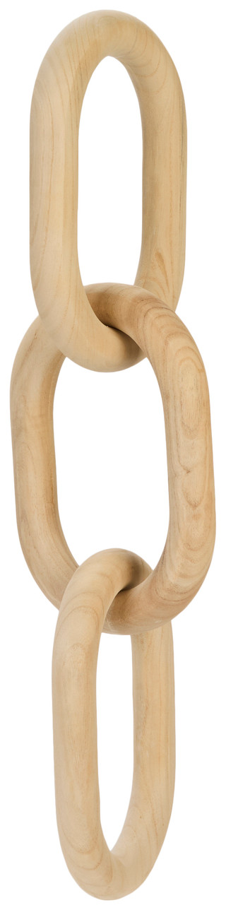 Thumbnail 1: Home Essentials 27 in Wooden Link Decorative Accent  