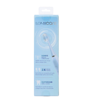 Thumbnail 2: Lomi Care Sonic Electric Toothbrush w/ 2 Brush Heads 