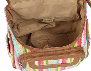 Thumbnail 2: MULTISAC Multi Stripe Fashion Backpack 