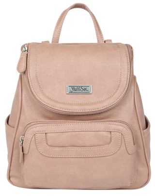Thumbnail 1: MULTISAC Faux Leather Multi Pocket Backpack 