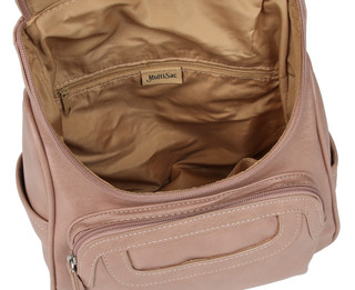 Thumbnail 3: MULTISAC Faux Leather Multi Pocket Backpack 