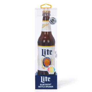 Thumbnail 1: Miller Brewing Co Miller Lite LED Bluetooth Bottle Speaker  
