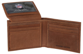 Thumbnail 2: NFL Jacksonville Jaguars Men's Genuine Leather NFL Jaguars Bifold Wallet  