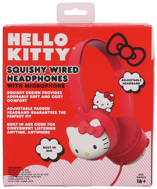 Thumbnail 2: Hello Kitty Hello Kitty Squishy Wired Headphones w/ Microphone  