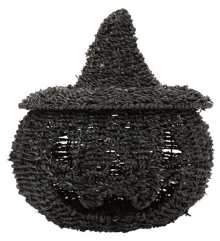 Thumbnail 1: Magical Season 13 in Handmade Jack-O-Lantern Pumpkin Basket with Hat 