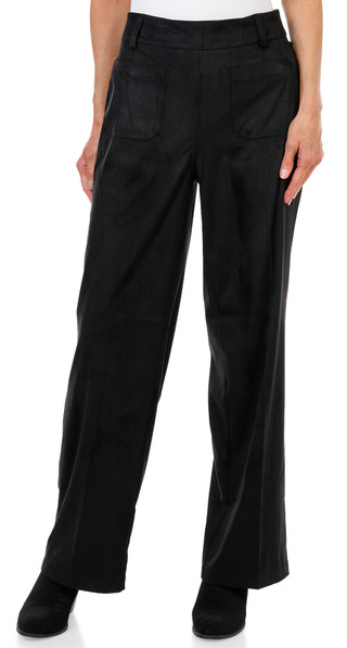 Thumbnail 1: Nicole Miller Women's Faux Suede 4 Pocket Boot Cut Pants 