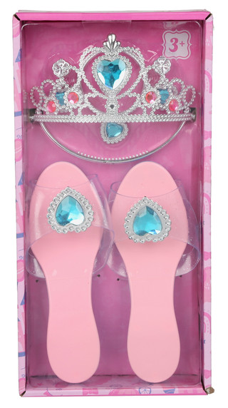 Thumbnail 1: Sparkle Stars Princess Shoes And Tiara Set w/ Earrings Ring & Bracelet 