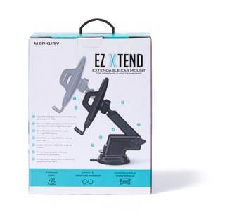Thumbnail 2: Merkury Extendable Windshield & Dashboard Car Mount 
