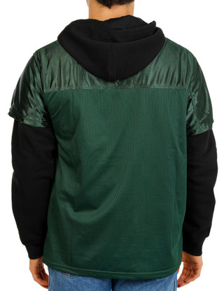 Thumbnail 2: BROOKLYN CLOTH Men's Long Sleeve  Jersey Hoodie Combo  