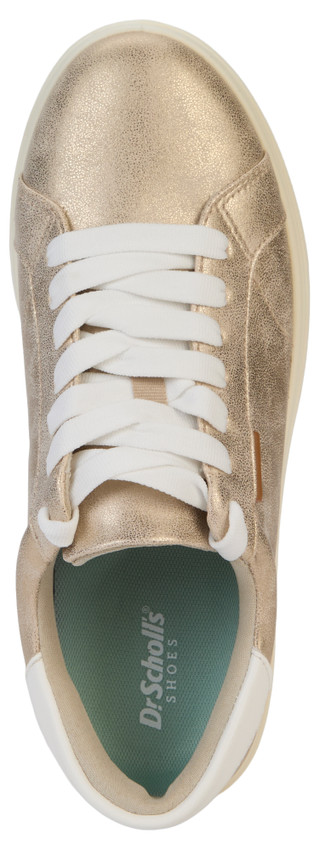 Thumbnail 3: DR SCHOLLS Women's Gold Metallic Casual Sneakers  
