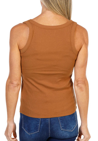 Thumbnail 2: Thread & Supply Women's Solid Ribbed Tank Top 