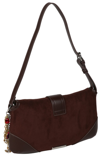 Thumbnail 2: Madden Girl Women's Suede Crossbody Purse w/ Charms  