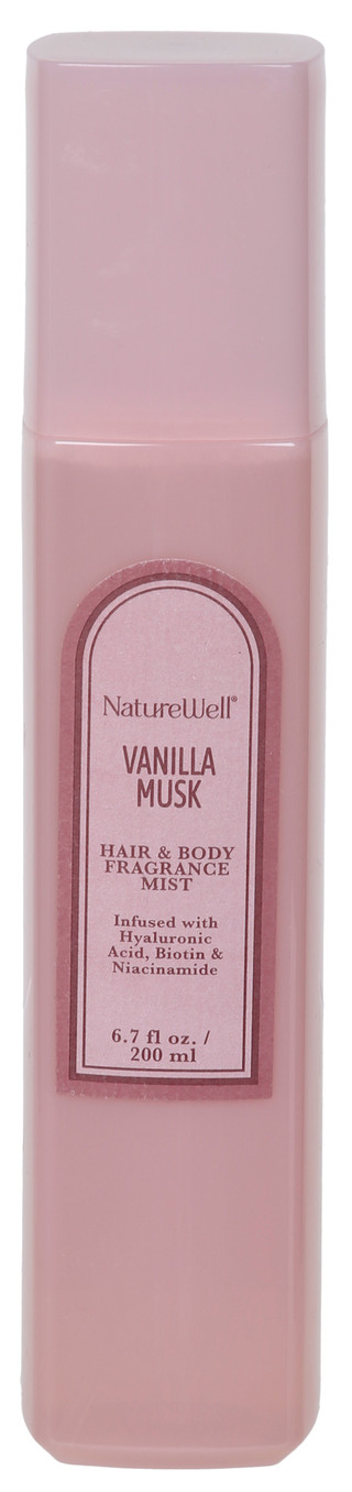 Thumbnail 1: NATURE WELL 6.7 oz Vanilla Musk Scented Hair & Body Fragrance Mist 