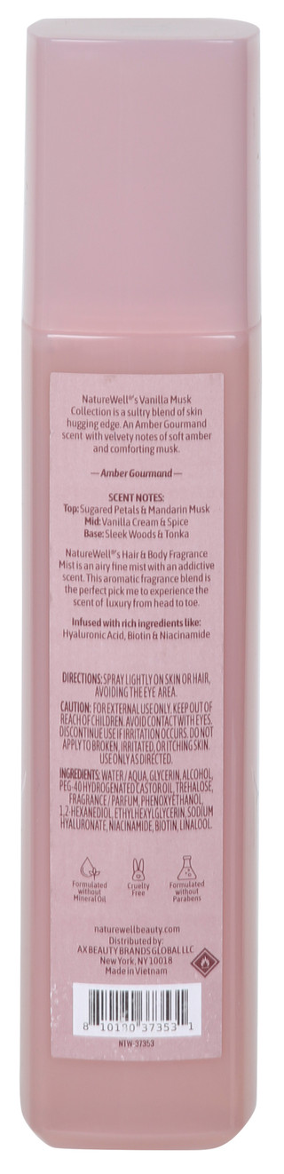 Thumbnail 2: NATURE WELL 6.7 oz Vanilla Musk Scented Hair & Body Fragrance Mist 