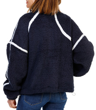 Thumbnail 2: HARMONY & BALANCE Women's Full-Zip Long Sleeve Sherpa Jacket 