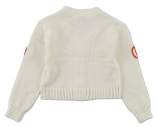 Thumbnail 2: Magical Season Big Girls Long Sleeve Pumpkin Embroidered Cardigan 