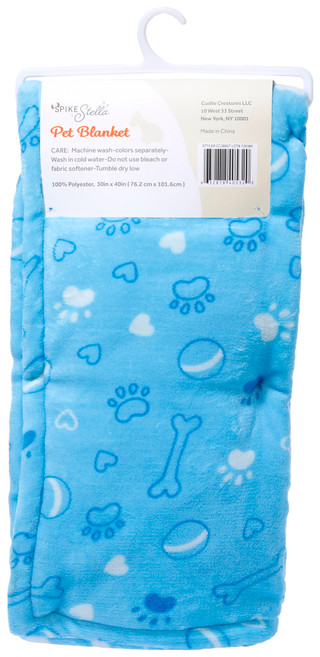 Thumbnail 2: Spike & Stella 30x40 Ultra Soft Double Sided Pet Blanket 